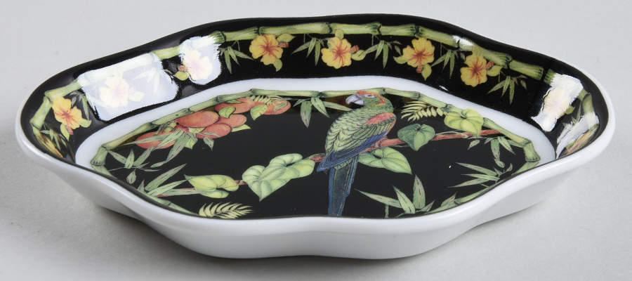 Macaws 6" Oval Tray by Sadek-1