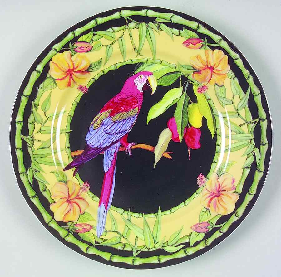 Macaws Salad/Dessert Plate by Sadek-1