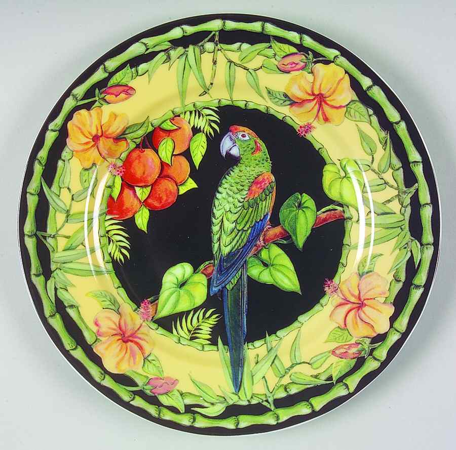 Macaws Salad/Dessert Plate by Sadek-1