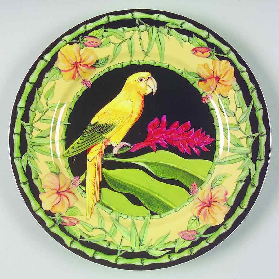 Macaws Salad/Dessert Plate by Sadek-1