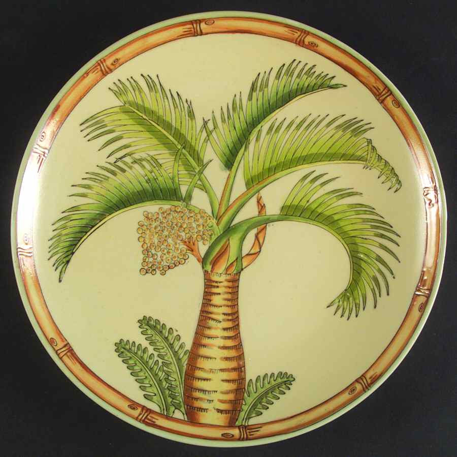 Tropical Trees Wall Plate by Sadek-1
