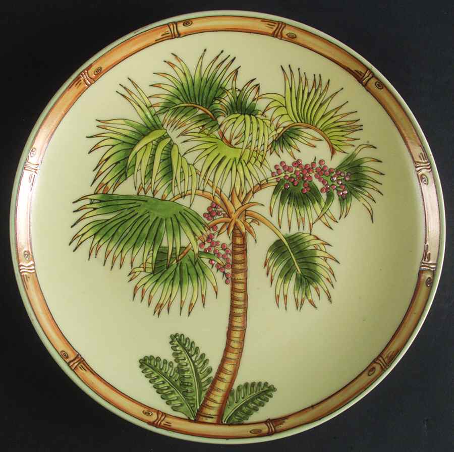 Tropical Trees Wall Plate by Sadek-1