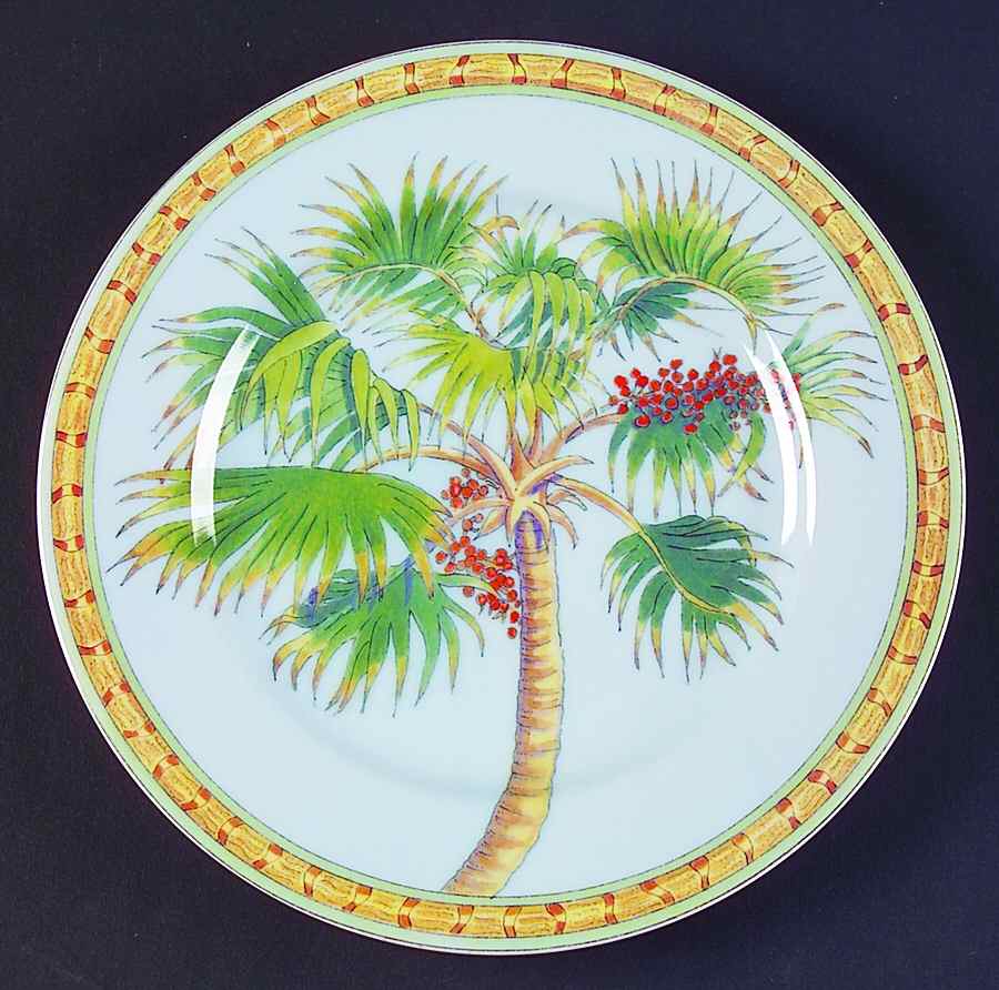 Tropical Trees Salad/Dessert Plate by Sadek-1