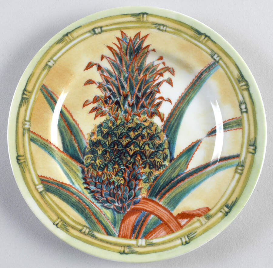 Pineapples Salad/Dessert Plate by Sadek-1