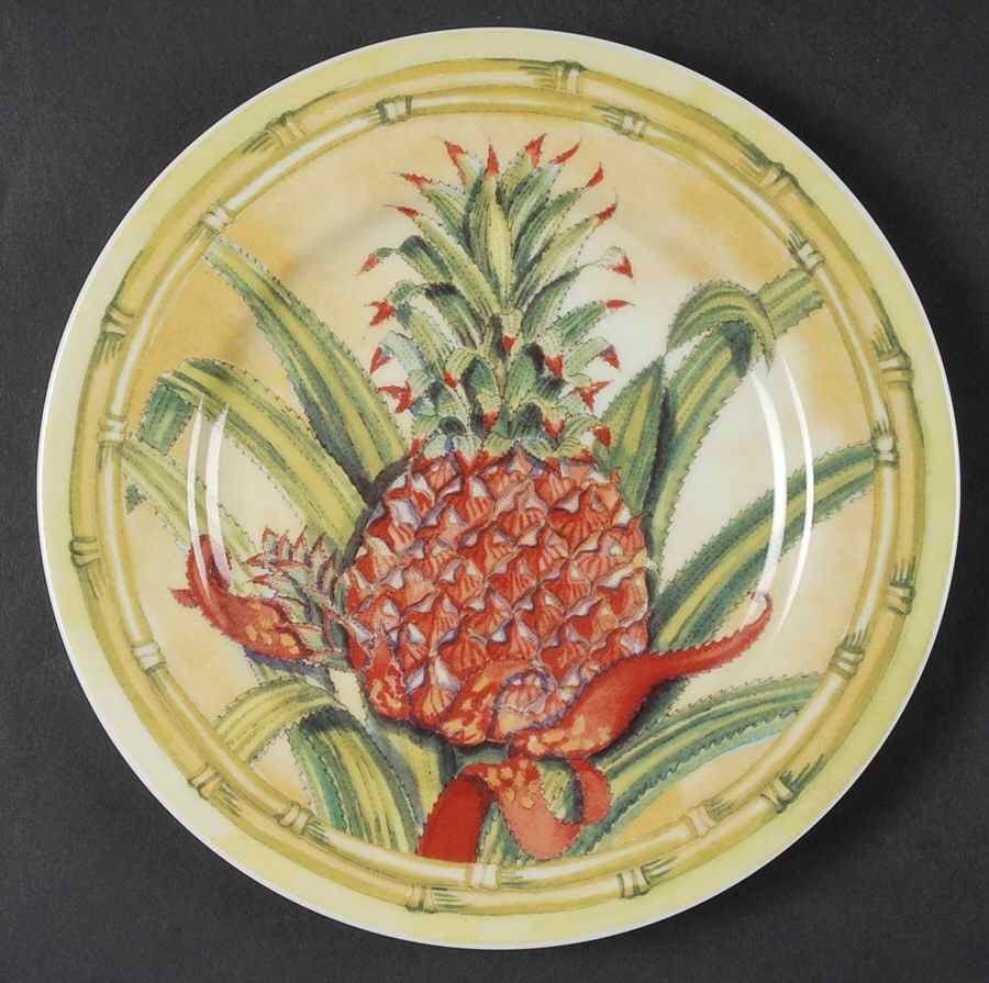 Pineapples Salad/Dessert Plate by Sadek-1