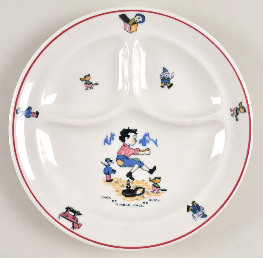 SHO238 Divided Child's Plate by Shenango-1