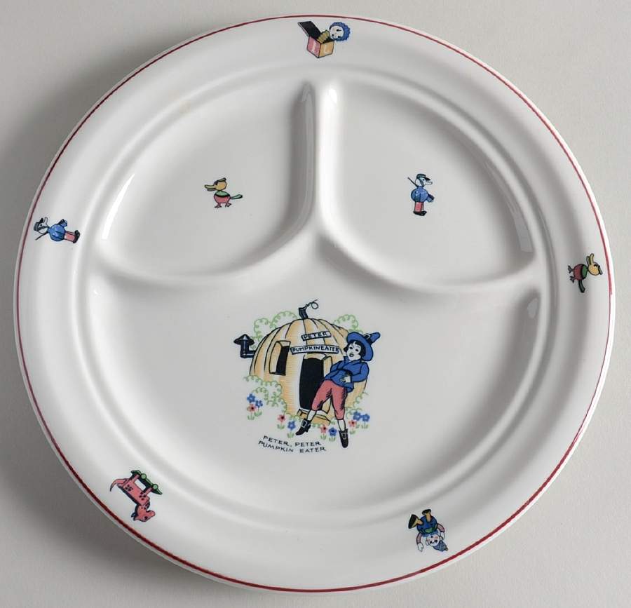 SHO238 Divided Child's Plate by Shenango-1