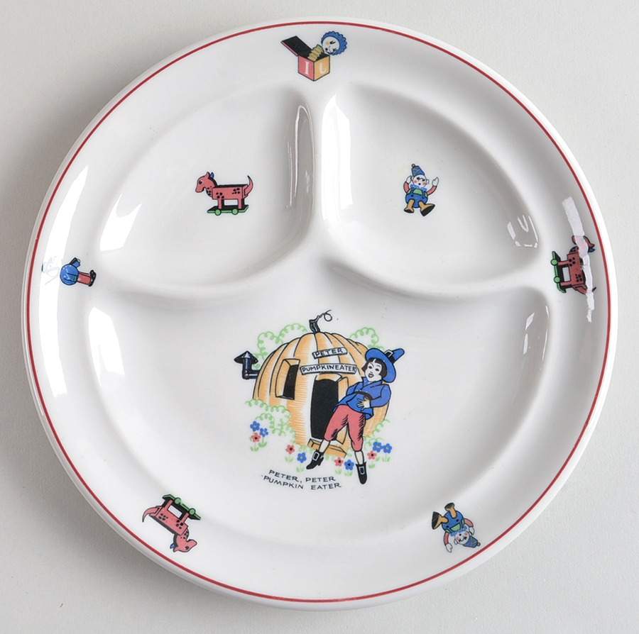 SHO238 Divided Child's Plate by Shenango-1