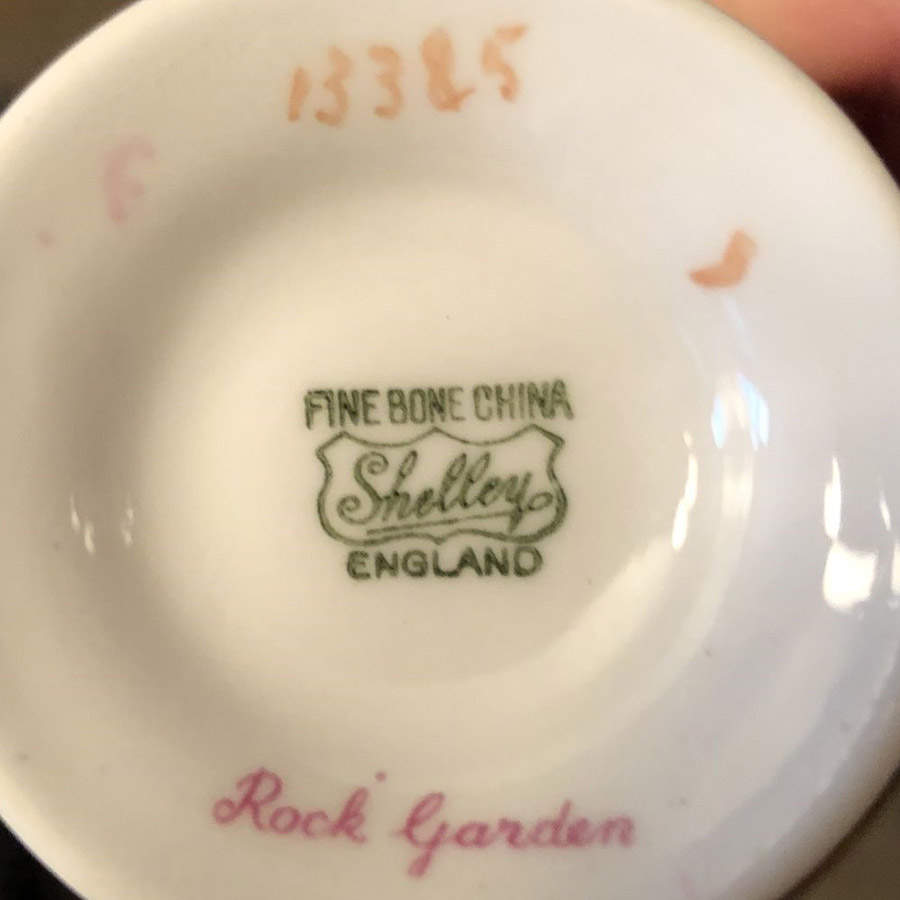 Rock Garden Salad Plate by Shelley-1