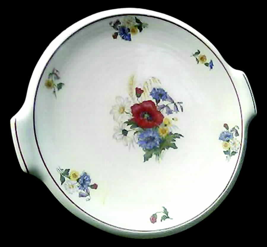 SGN9 Handled Cake Plate by Sarreguemines-1