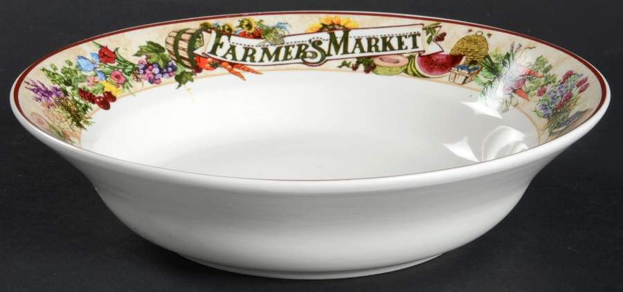 Farmers Market Soup/Cereal Bowl by Sakura-1