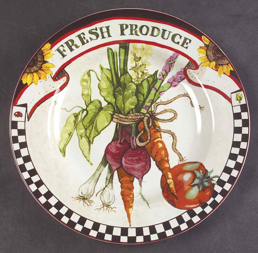 Farmers Market Salad Plate by Sakura-1