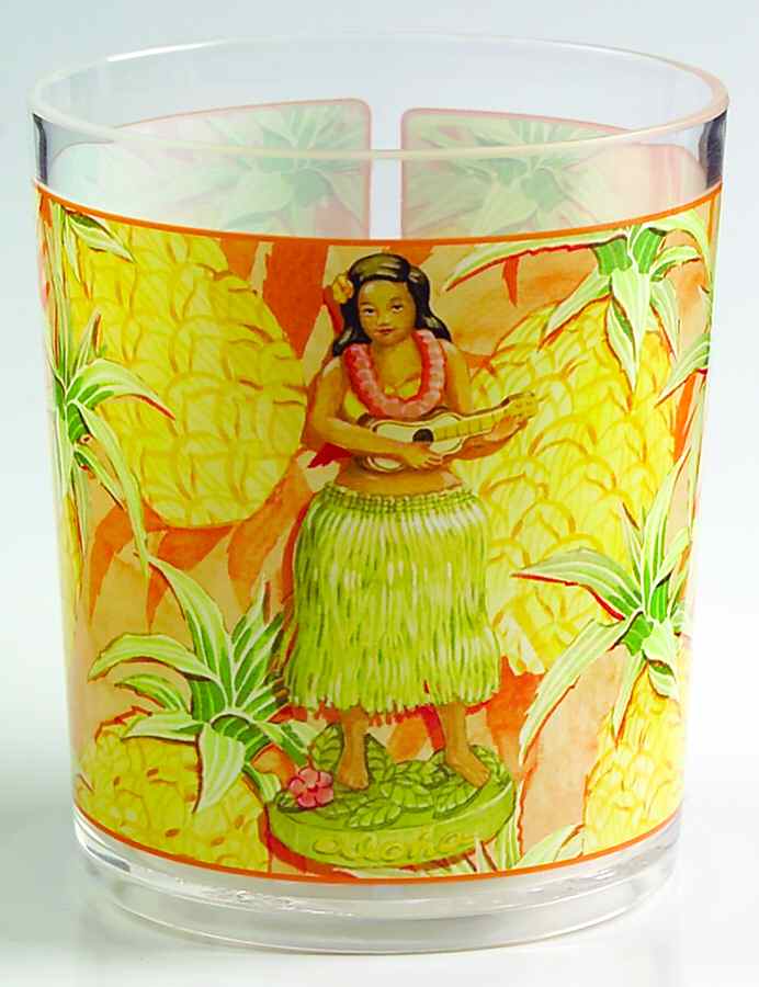 Hula Girl Acrylic Double Old Fashioned by Sakura-1
