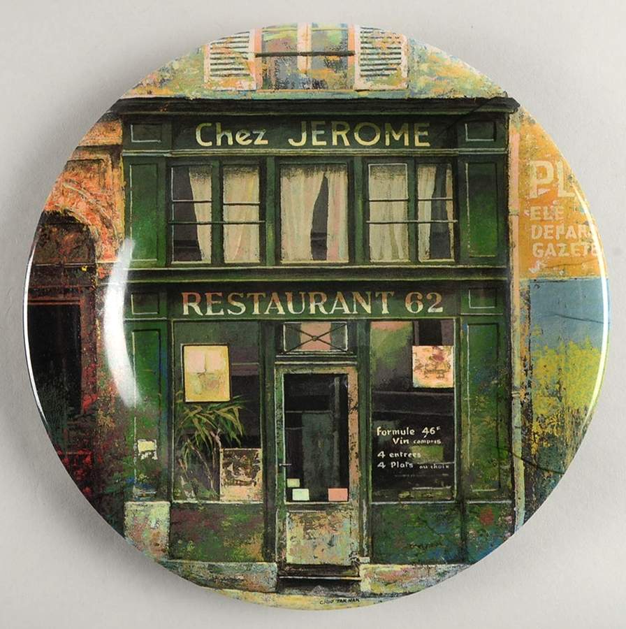 Storefronts Melamine Salad Plate by Sakura-1