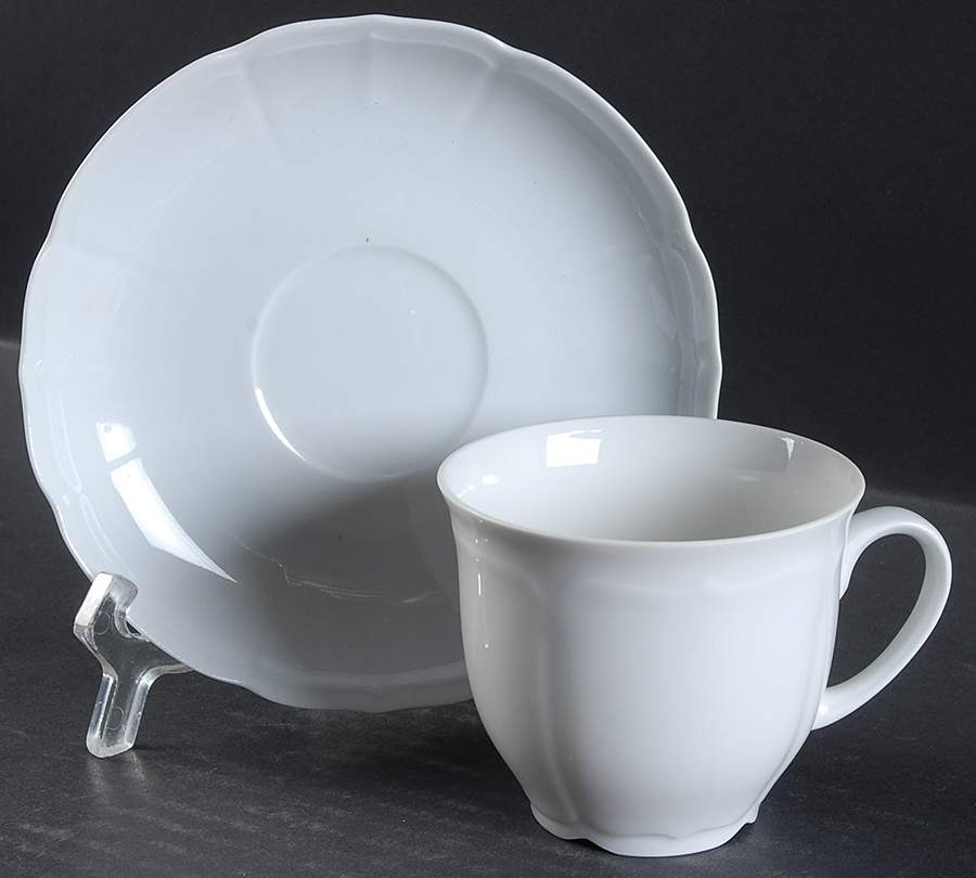 SCH401 Flat Cup & Saucer Set by Schumann - Bavaria-1