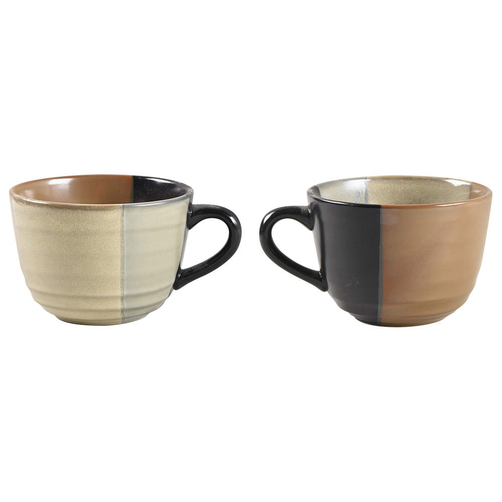 Gold Dust Black Jumbo Mug by Sango-1