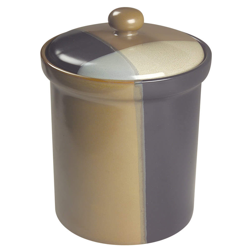 Gold Dust Black Extra Large Canister & Lid by Sango-1
