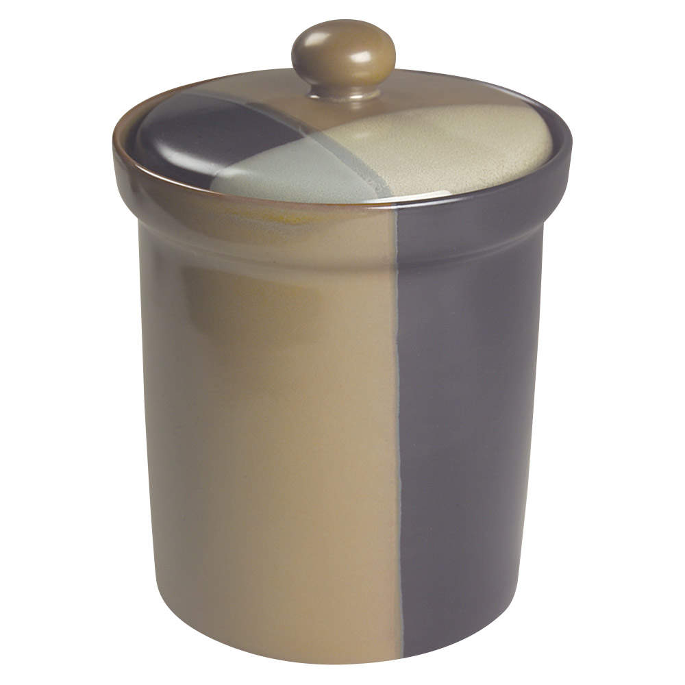 Gold Dust Black Large Canister & Lid by Sango-1