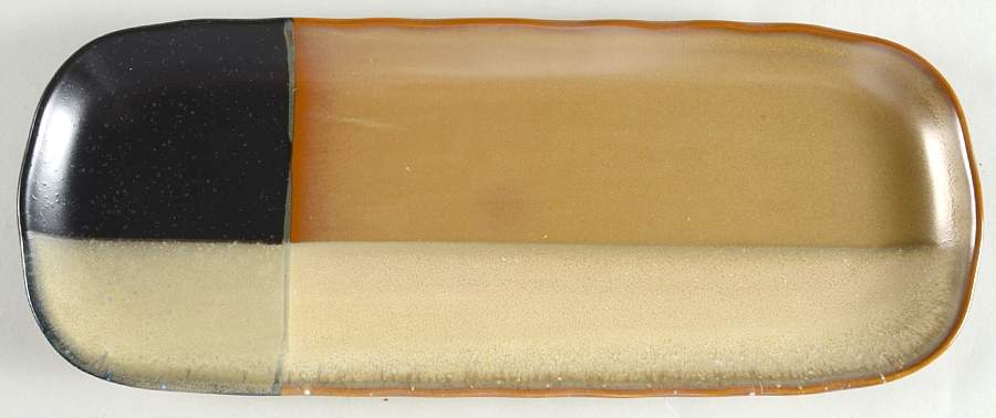 Gold Dust Black Dipping Tray for Dipping Set by Sango-1