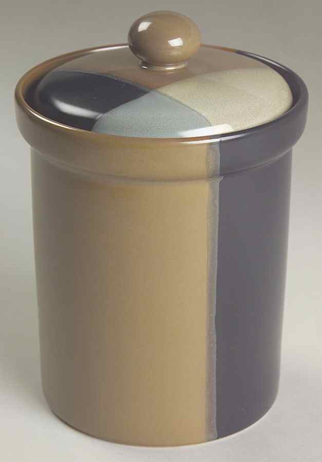 Gold Dust Black Medium Canister & Lid by Sango-1