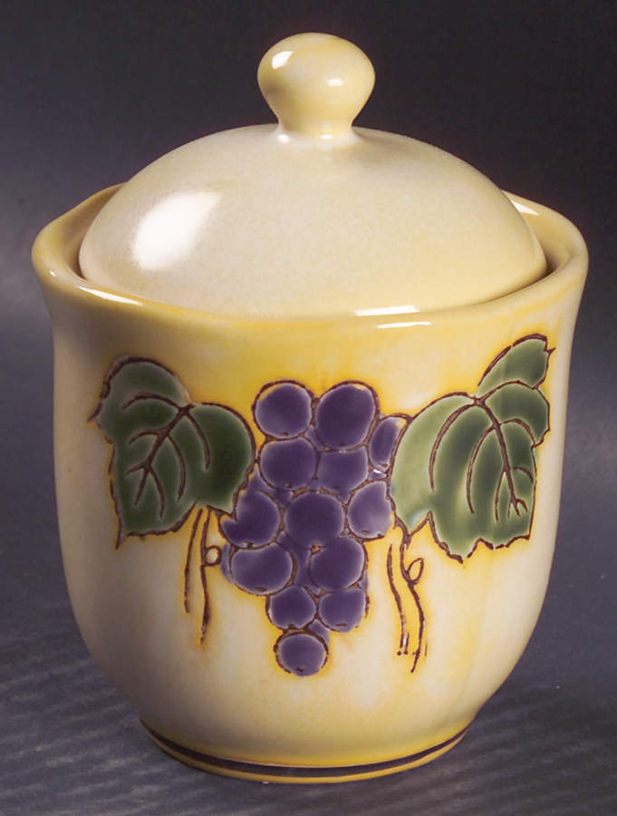 Bordeaux Sugar Bowl & Lid by Sango-1