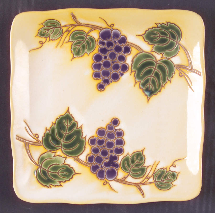 Bordeaux Square Salad Plate by Sango-1