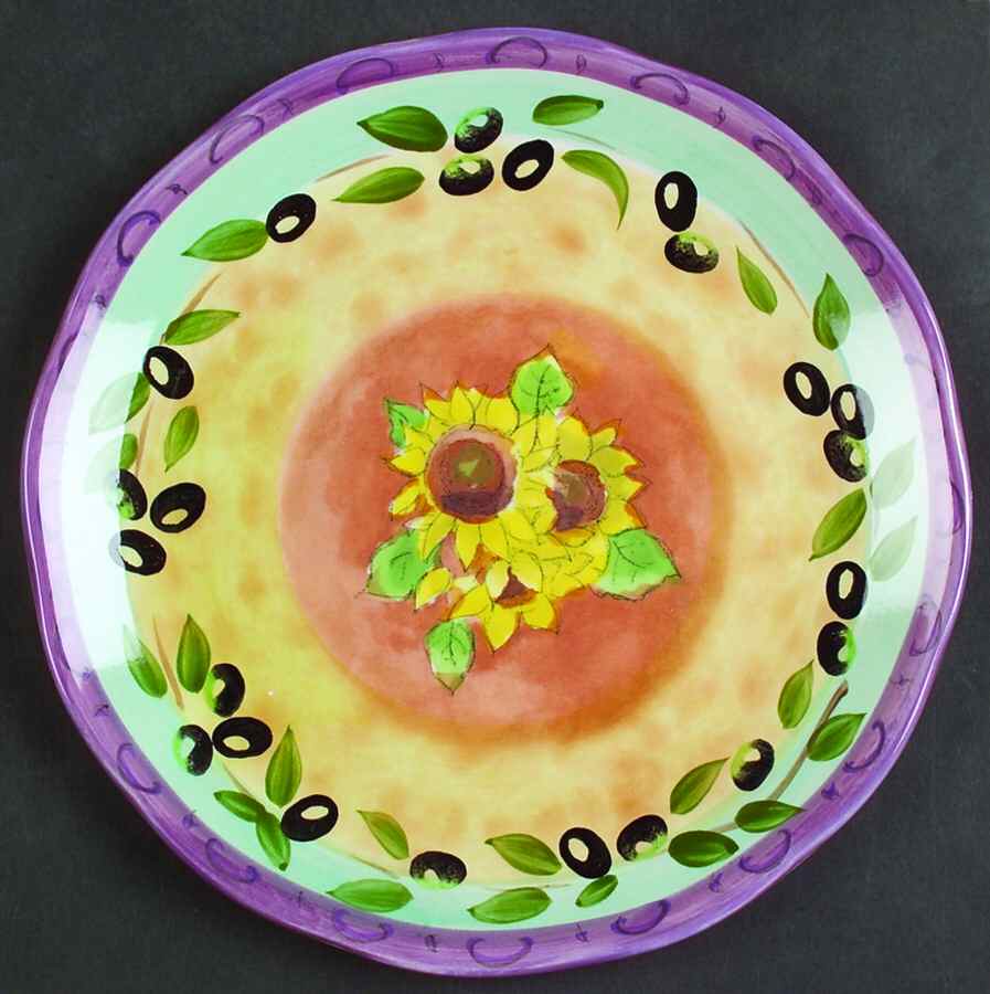Tuscan Gardens Salad Plate by Sango-1
