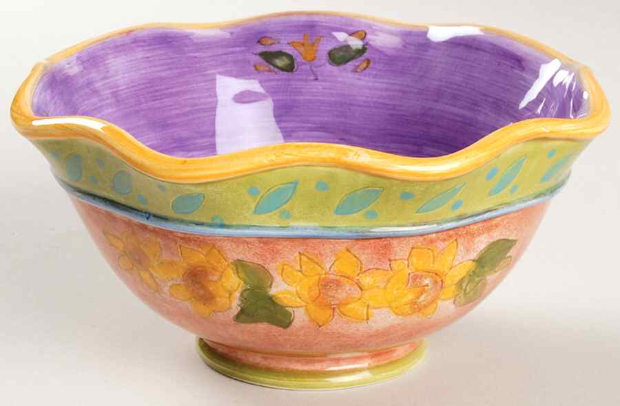 Tuscan Gardens Coupe Cereal Bowl by Sango-1