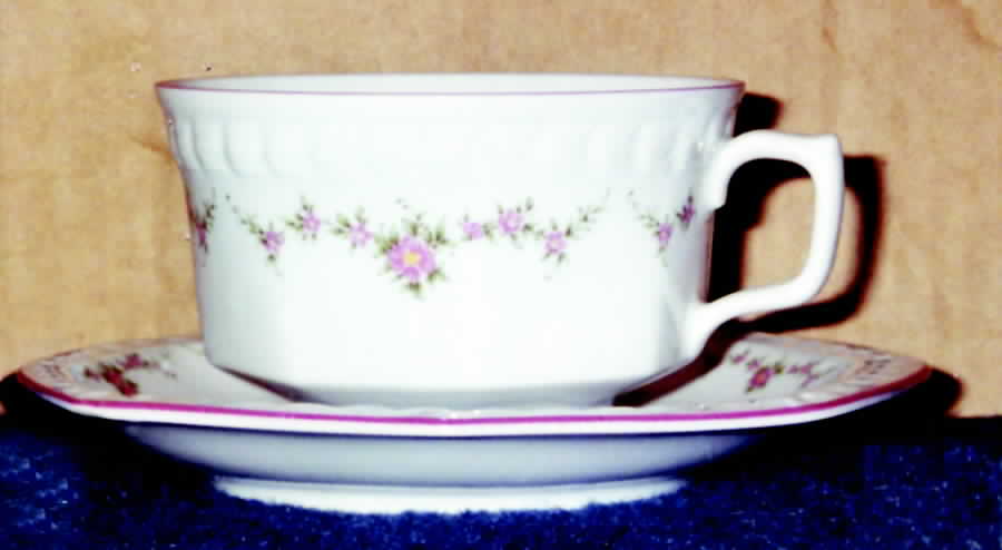 27976 Footed Cup & Saucer Set by Seltmann-1