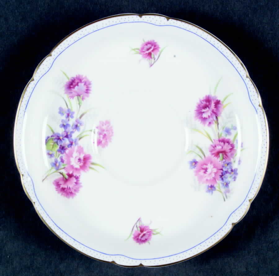 Carnation Saucer by Shelley-1