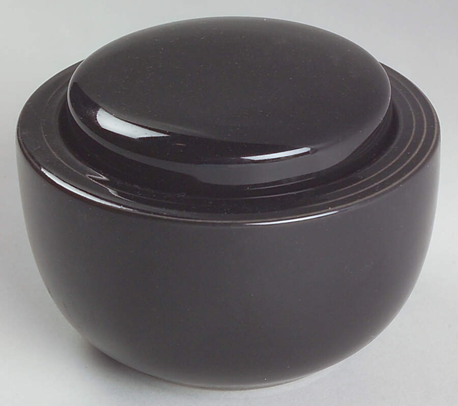 Ebony Sugar Bowl & Lid by Studio Nova-1