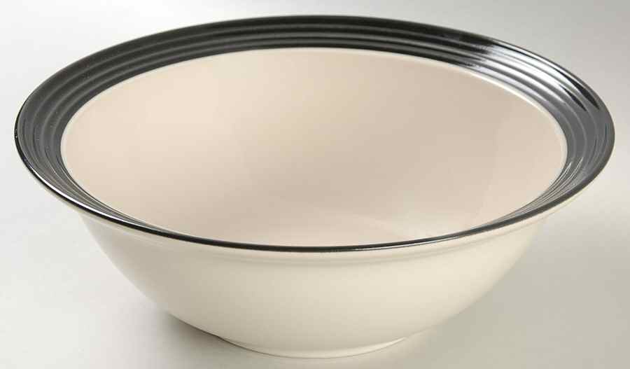 Ebony Rim Soup Bowl by Studio Nova-1