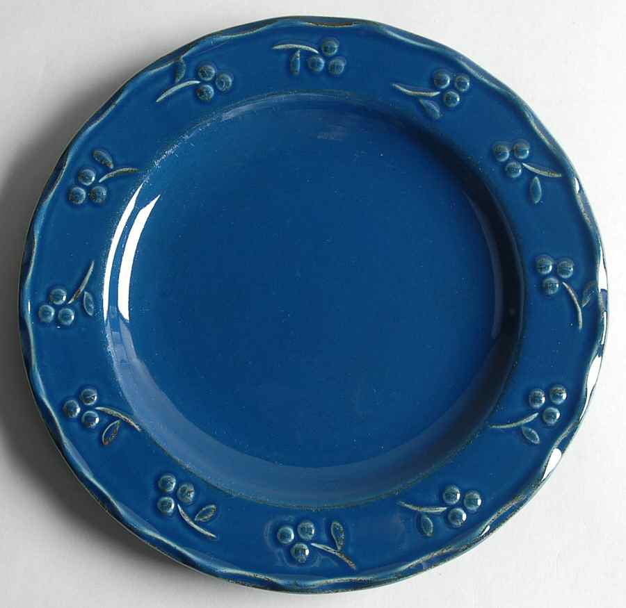 Bella Blue (Indigo) Salad Plate by Signature-1