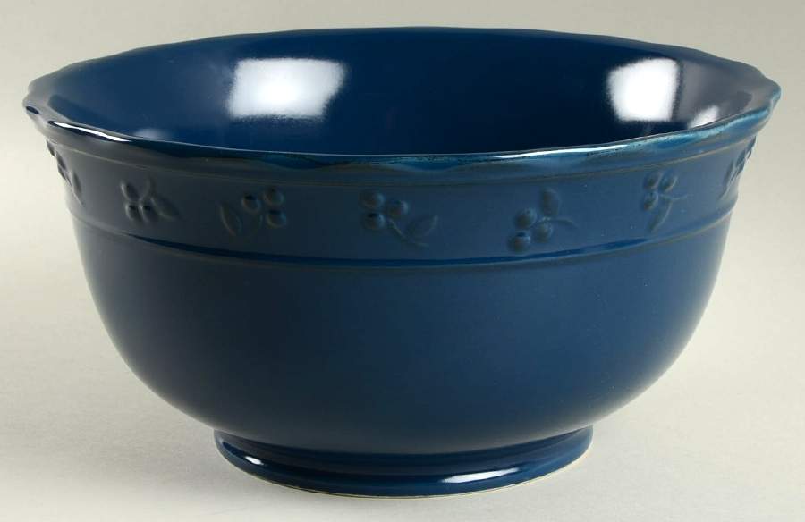 Bella Blue (Indigo) 10" Mixing Bowl by Signature-1