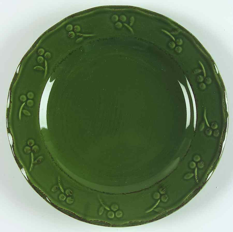 Bella Green (Basil) Salad Plate by Signature-1