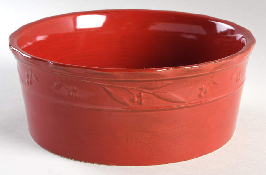 Bella Red (Ruby) Pet Bowl by Signature-1