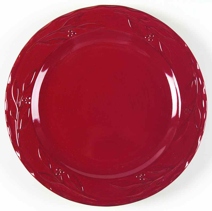 Bella Red (Ruby) Dinner Plate by Signature-1