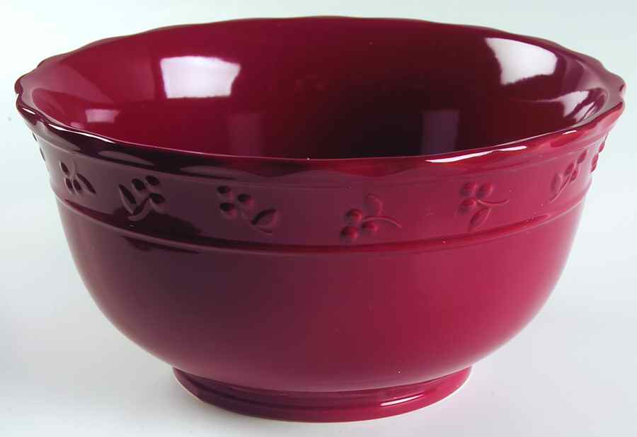 Bella Red (Ruby) 10" Mixing Bowl by Signature-1