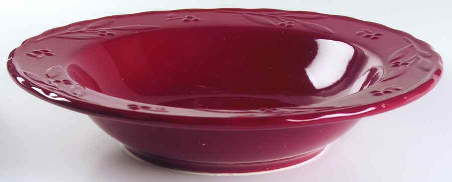 Bella Red (Ruby) 13" Large Salad Serving Bowl by Signature-1