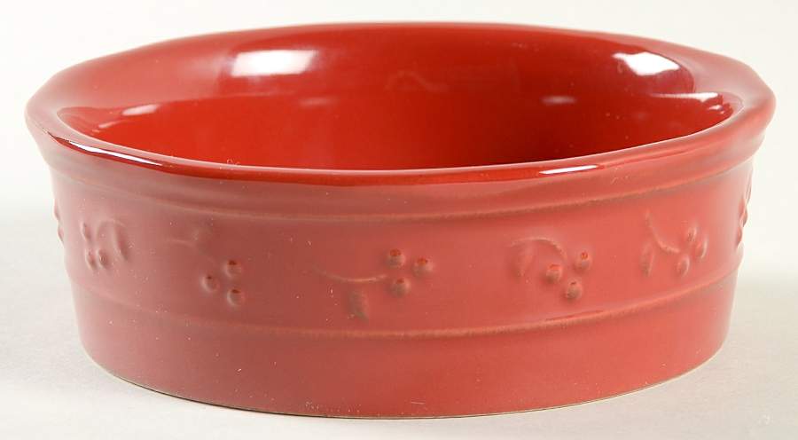 Bella Red (Ruby) Small Pet Bowl by Signature-1