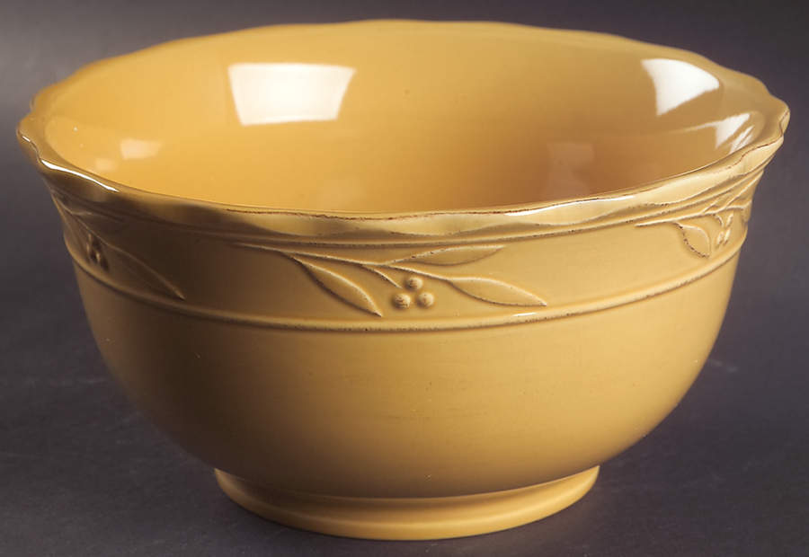 Bella Yellow (Mustard) 9" Mixing Bowl by Signature-1