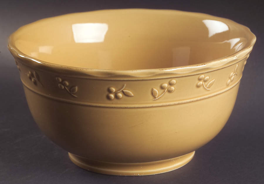 Bella Yellow (Mustard) 10" Mixing Bowl by Signature-1