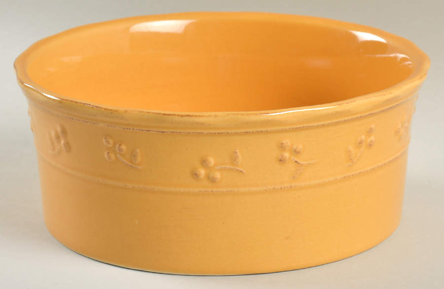 Bella Yellow (Mustard) Pet Bowl by Signature-1