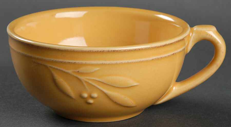Bella Yellow (Mustard) Flat Cup by Signature-1