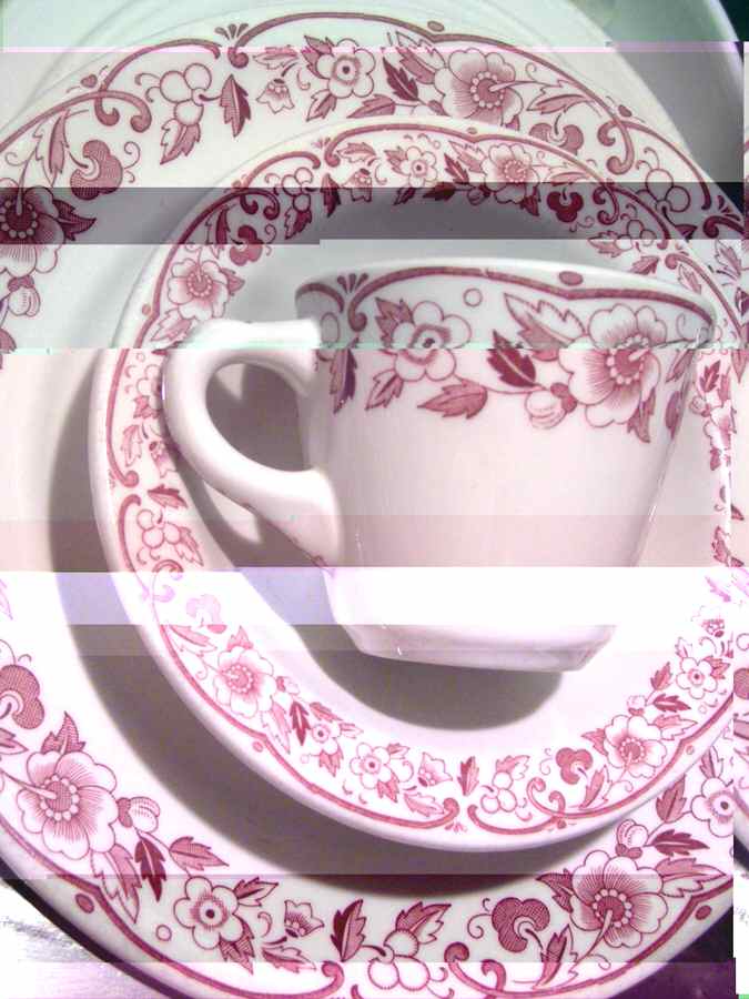 SHO239 Flat Cup & Saucer Set by Shenango-1