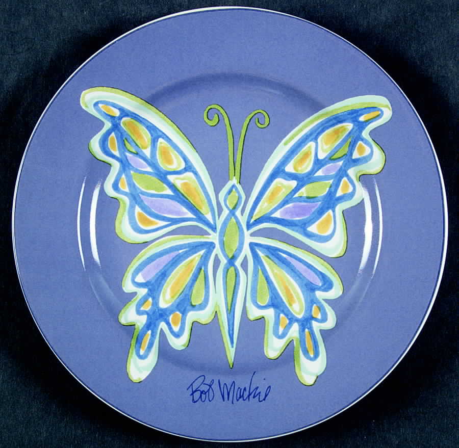 Butterfly (Decals) Salad Plate by Sakura-1