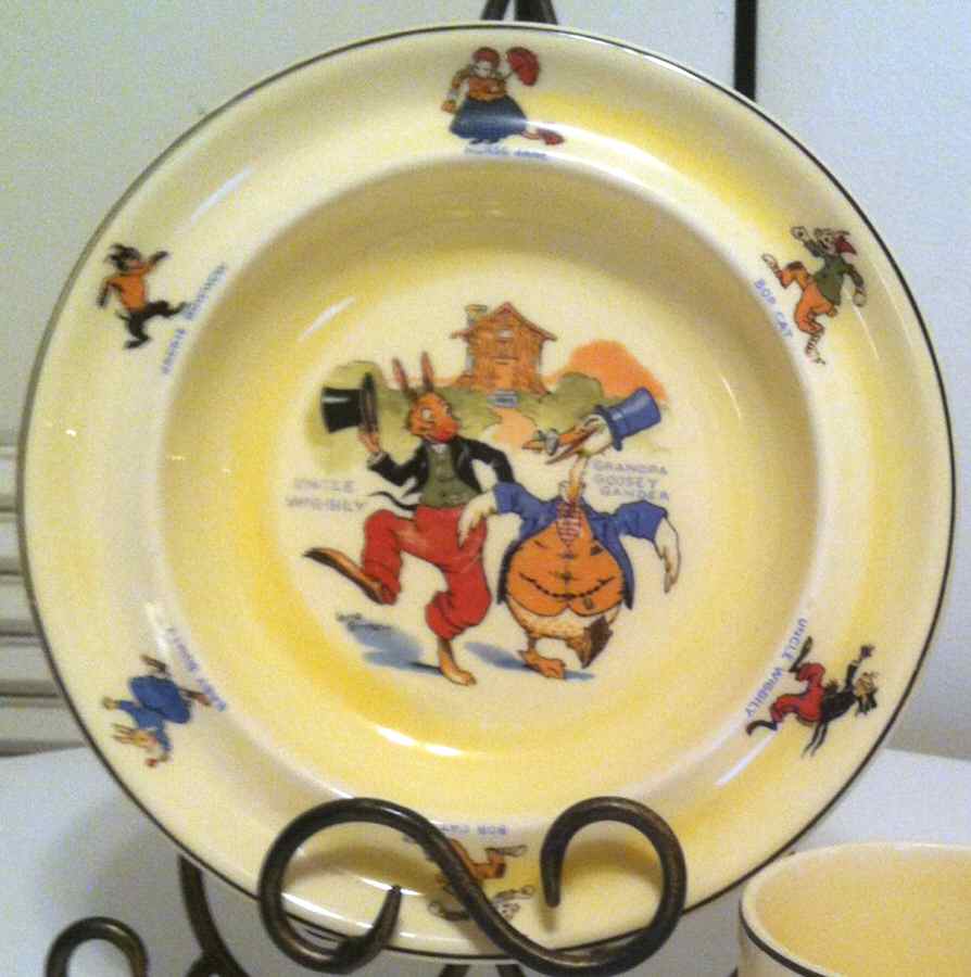 Uncle Wiggily Child's Plate by Sebring Pottery-1