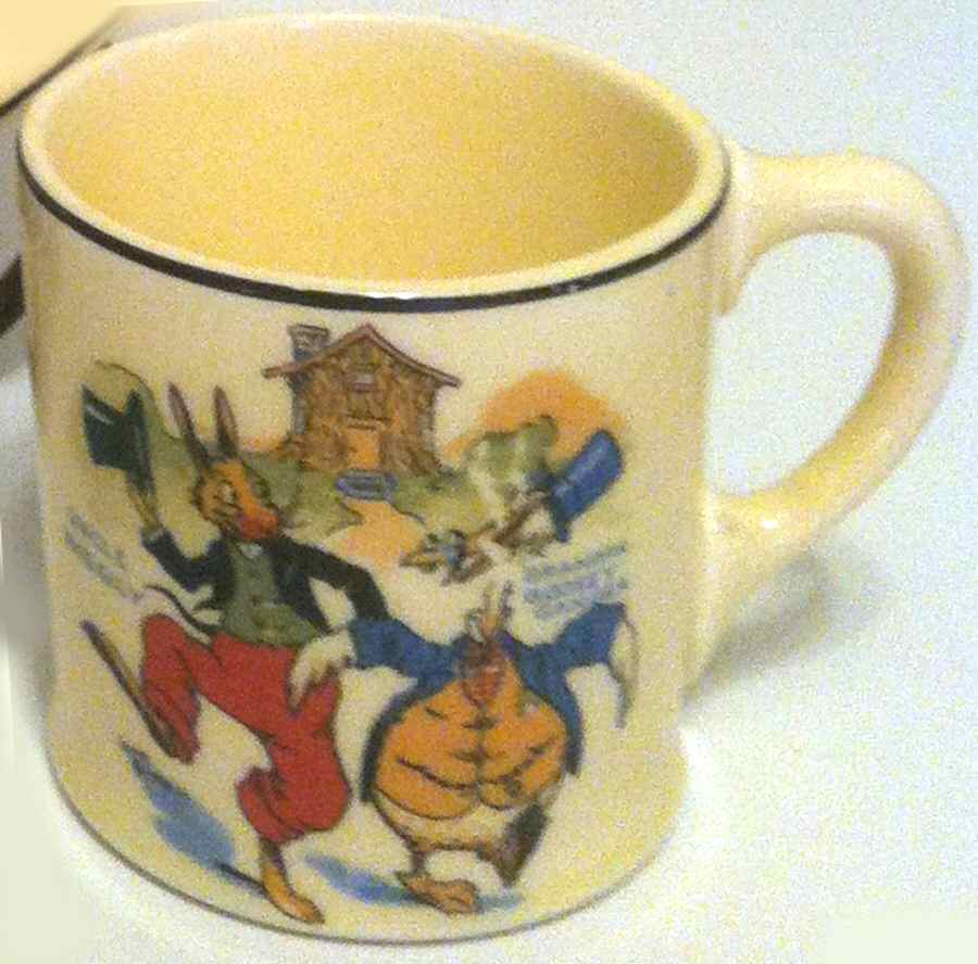 Uncle Wiggily Child's Mug by Sebring Pottery-1