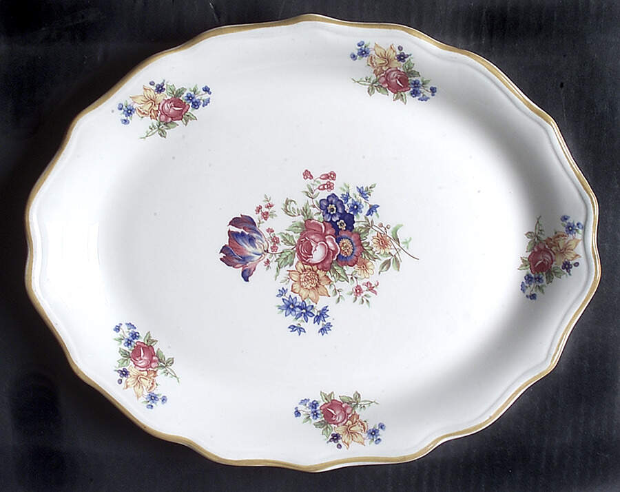 SY667 11" Oval Serving Platter by Syracuse-1