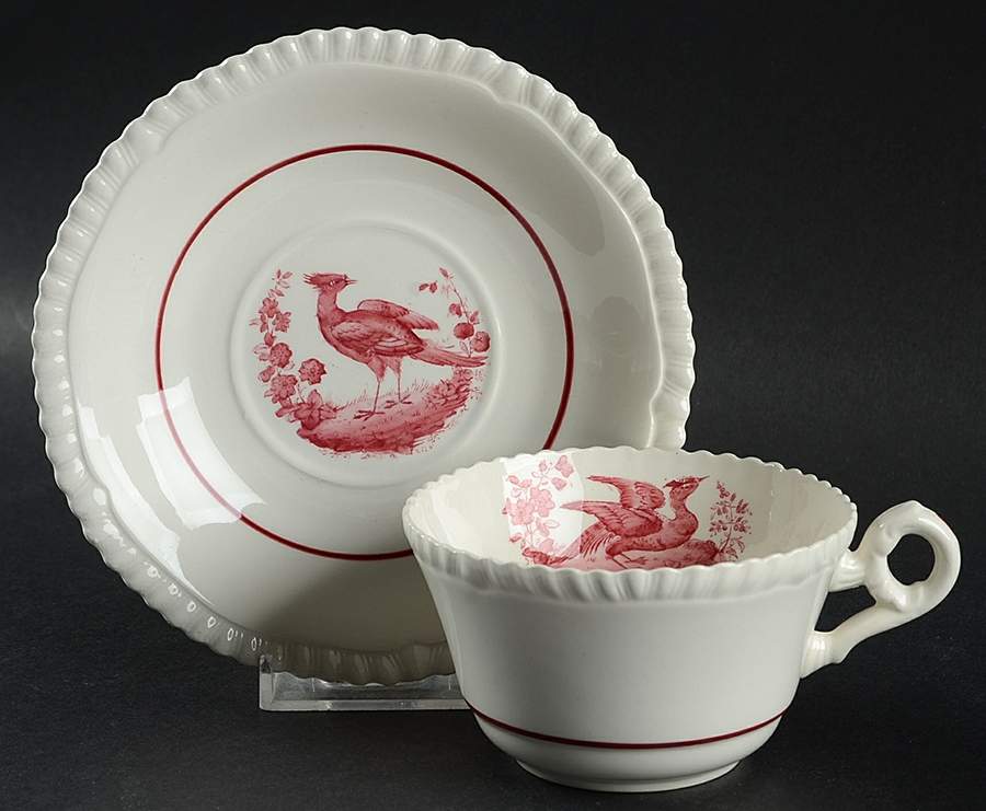 S2646 Flat Cup & Saucer Set by Spode-1
